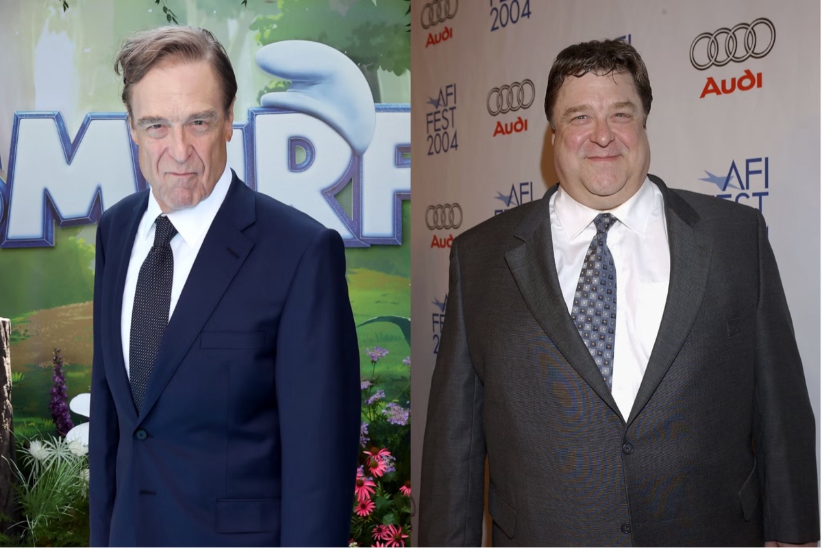 John Goodman side by side: recent slimmed-down appearance, and at AFI Fest in 2004